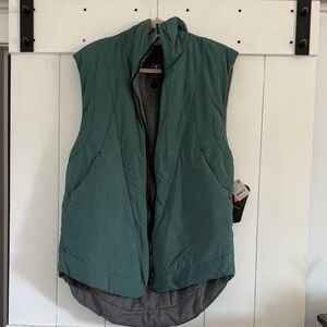 FP Movement by Free People green and grey reversible vest